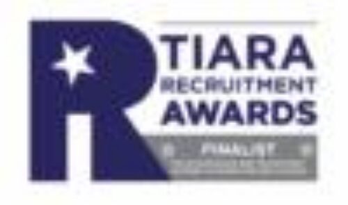TIARA Recruitment Awards logo featuring a large purple 