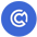 Blue circular icon with white copyright symbol in the center.